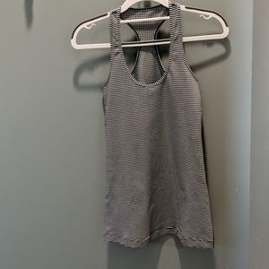 Lululemon cool racerback tank checkered size 6